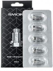 Smok Nord Replacement Coil 5Pcs - 1.4Ohm Regular Coil for Mtl Vaping for Nord Kit